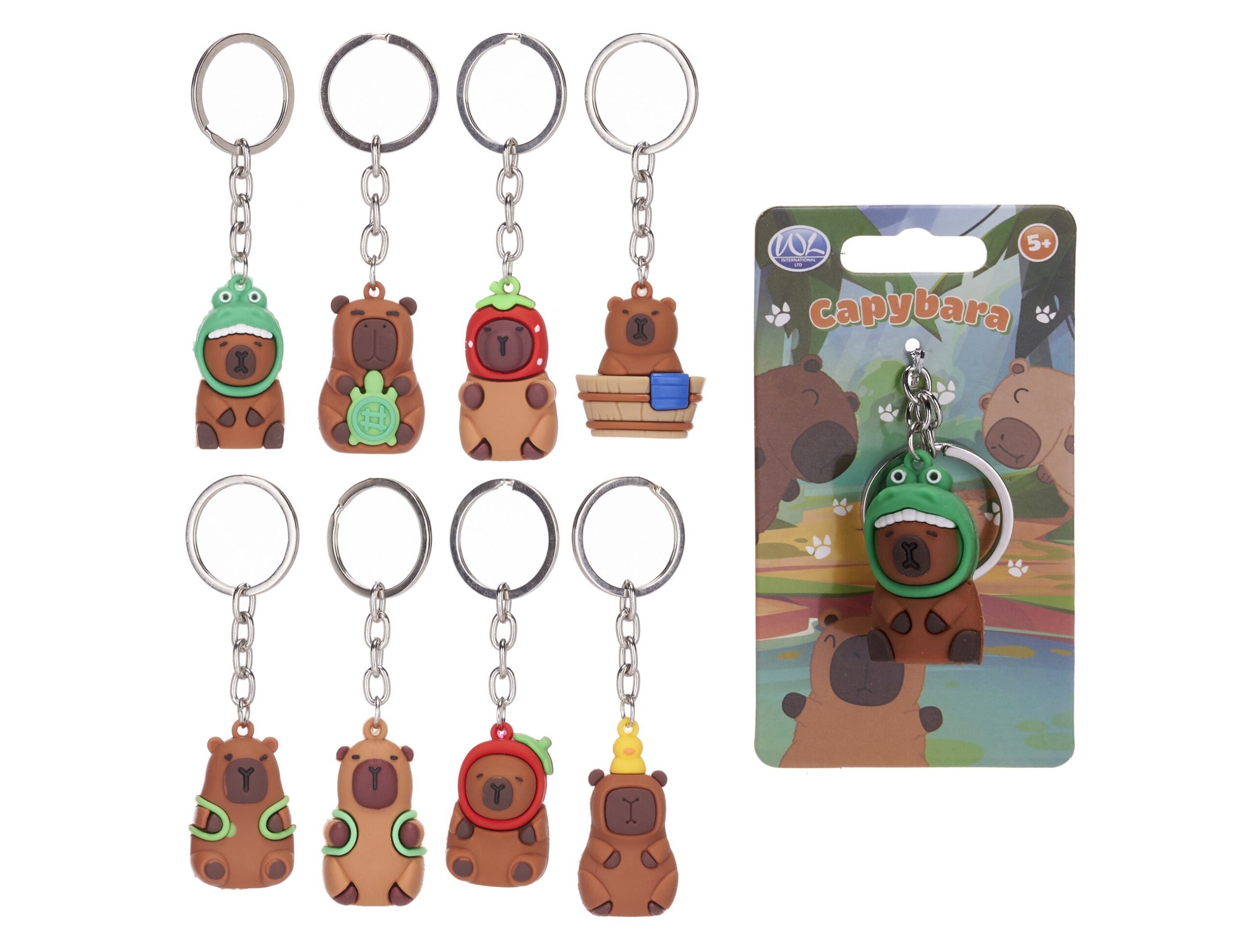 CAPIBARA Portachiavi 3D 8ass…x288